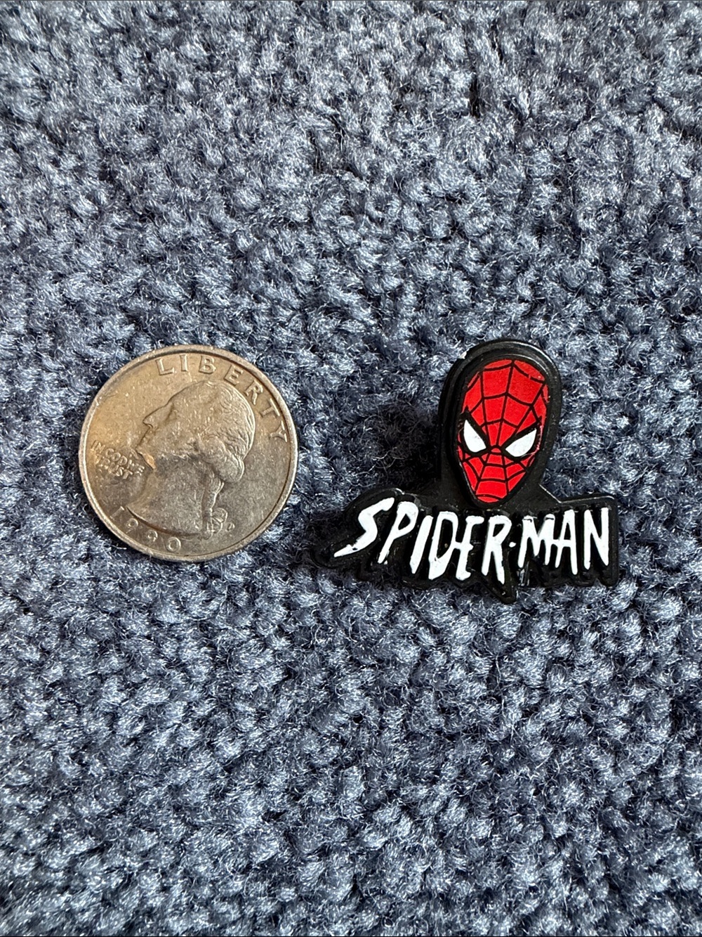 Spider-Man Animated Marvel Mini Clip Pin, 1994 Toy Biz Inc.